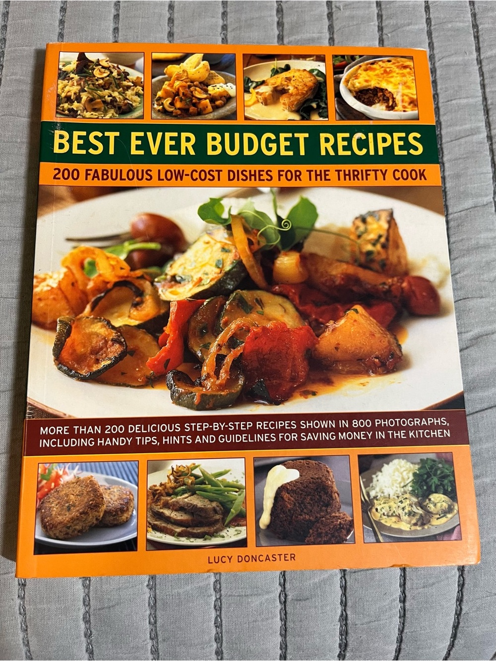 Doncaster Best Ever Budget Recipes - Orange & Green Cover